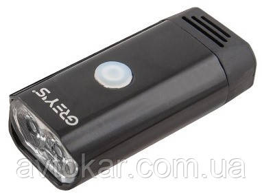 Ліхтар на велосипед Grey's LED робота до 6 годин 8 режимів роботи. Велосипедний ліхтар, вело фара AVK, фото 1