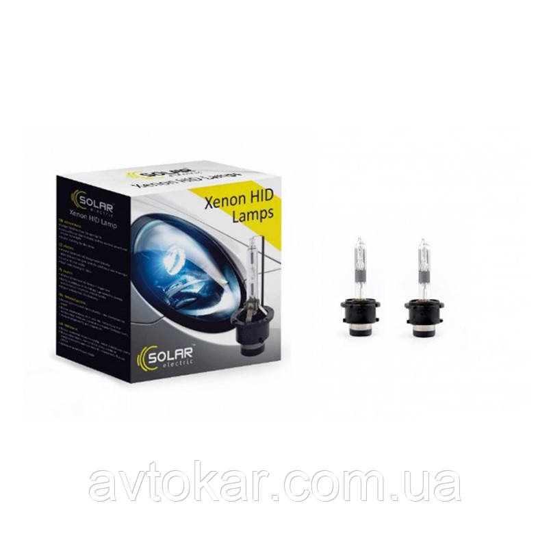 Ксенонові лампи для фар автомобіля Solar D2R 4300K AVK, фото 1
