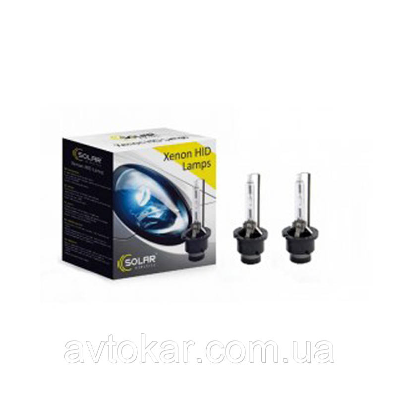 Ксенонові лампи для фар автомобіля Solar D2S 5000K 2 шт. AVK, фото 1