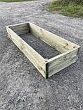 Високі теплі грядки з імпрегнованої дошки 1500х560х240мм, фото 5