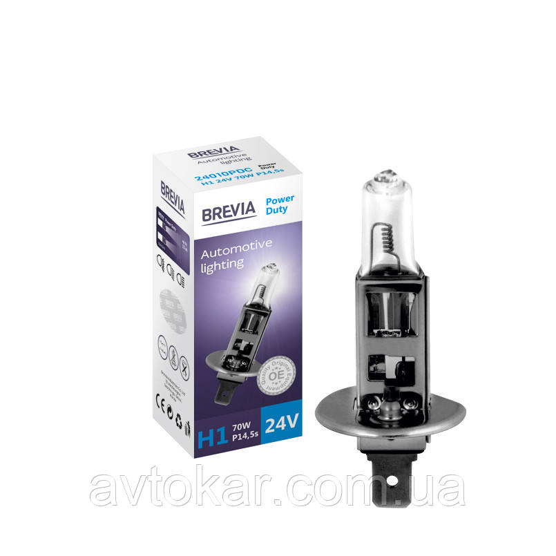 Галогенова лампа BREVIA H1 POWER DUTY 24010PDC AVK, фото 1