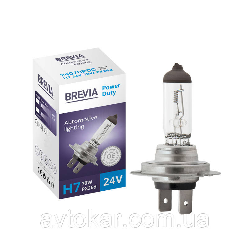 Галогенова лампа BREVIA H7 POWER DUTY 24070PDC AVK, фото 1