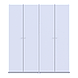 Комплект Doros Промо з полицями Білий 2+2 ДСП 180х48х204 (44900288), фото 4