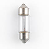 Галогенова лампа SOLAR C10W T11x31 12 V (1259) Паковання 10 ШТ AVK, фото 2