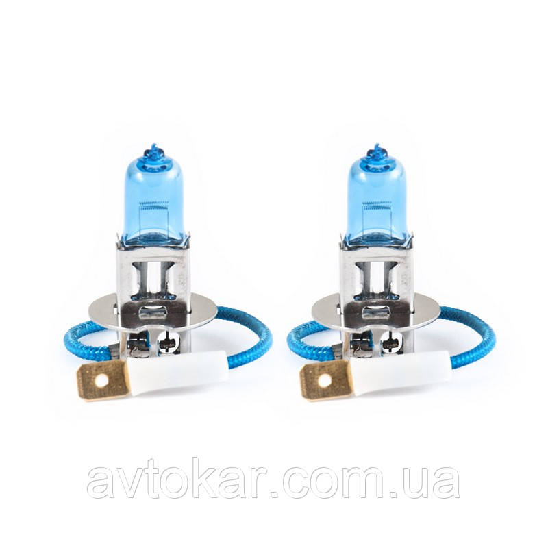 Галогенова лампа Solar H3 12 V 55 W PK22s StarBlue 4200K (1243S2) AVK, фото 1