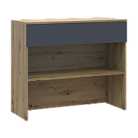 Тумба для взуття Doros Спліт Дуб Артізан/Графіт ДСП 94х39х80 (41901271)