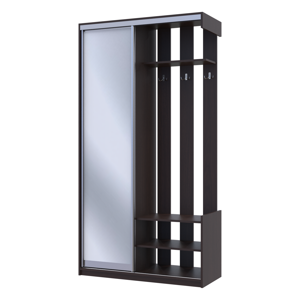 Передпокій Doros City One Door Венге 1 Дзеркало 110х45х210