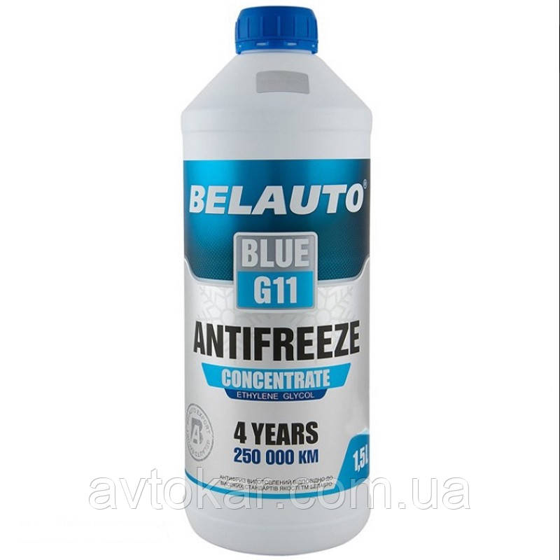 Антифриз концентрат синий 1.5 л BELAUTO (AF1115) AVK, фото 1