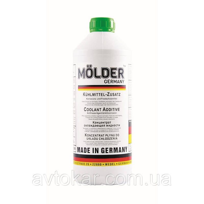 Антифриз G11 зелений концентрат 1.5 л (-80 +105) градусів Molder Concentrate Green Німеччина (KF-015-G11GRN) AVK, фото 1