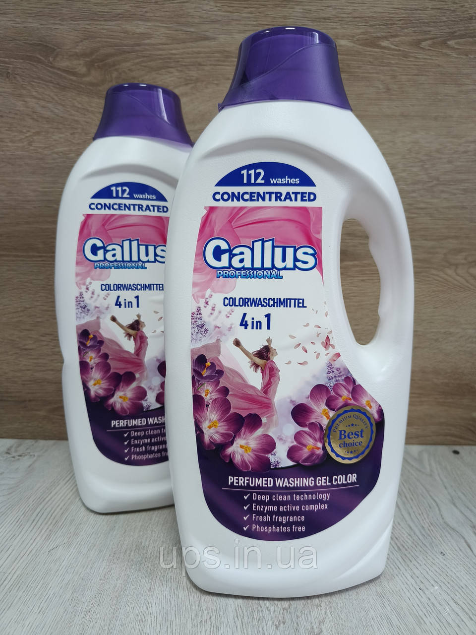 Концентрований гель для кольорового прання Gallus Professional Color, 4л на 112 прань, фото 1