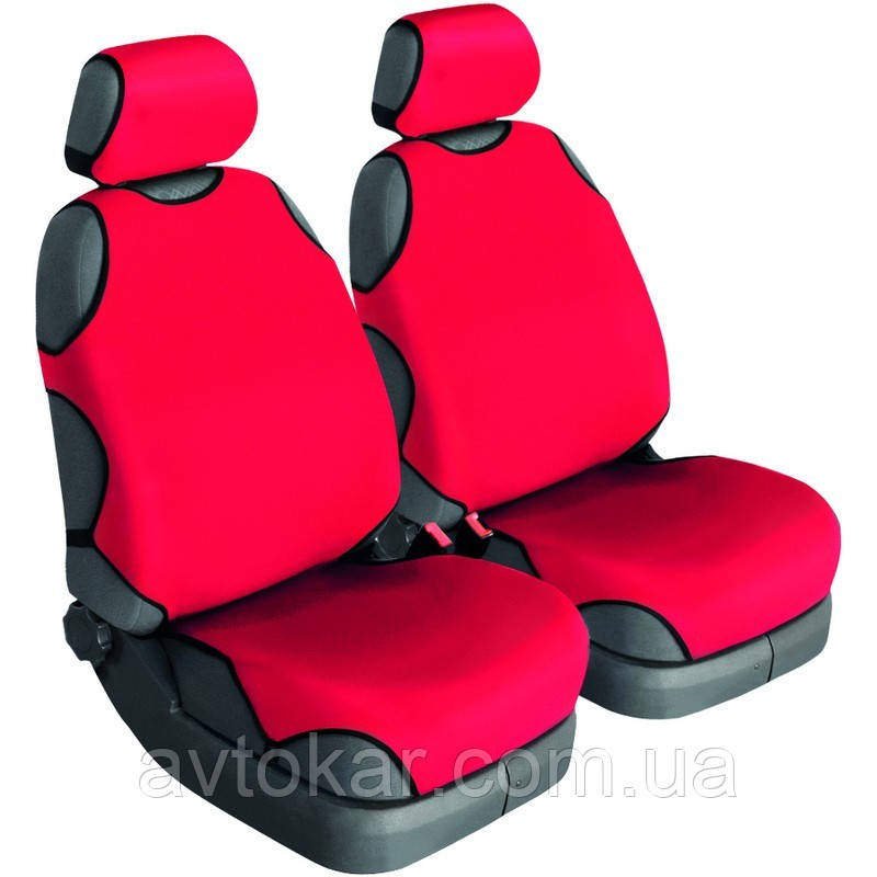 Автомайки універсальні Beltex Cotton 1+1 червоні без підголівників 11610 AVK