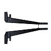ODF-09-43-21 Комплект штанг 135 градусів з віссю під петлі, двері 610 мм, чорний, фото 2