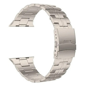 Титановий браслет ремінець для Apple Watch 41 / 40 / 38 mm titanium, фото 1