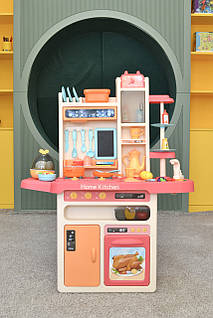 Кухня дитяча велика з краном висота 94 см, Рожева
