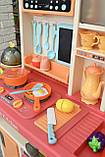 Кухня дитяча велика з краном висота 94 см, Рожева, фото 6