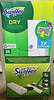 Сухі серветки Swiffer Dry, 36 шт. для прибирання шваброю