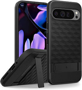 Чохол Caseology Parallax Kickstand Matte Black для Google Pixel 9 Pro XL