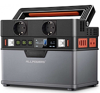 Портативна зарядна станція ALLPOWERS 288 Вт/год для ноутбука холодельника телевізора 300 Вт (AP-SS-005 (S300)) AVK