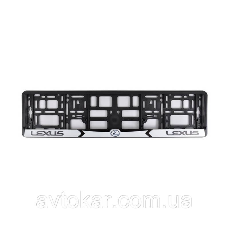 Рамка номера CarLife для Lexus чорний пластик (NH031) AVK AVK