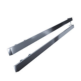 ODF-09-41-02 Комплект штанг 180 градусів з віссю під петлі біля стіни, двері 650 мм, полірований