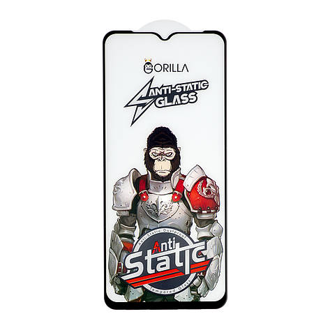Захисне скло Gorilla King Antistatic Glass Samsung A02/A02s/A03/A03s/A03 Core/A04/A04s/A04e/A04 Core/F02/F02s Black, фото 1