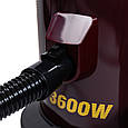 Пилосос для сухого прибирання 3600 Вт з мішком 21 літр 3 насадки Sokany професійний потужний Lugi, фото 5