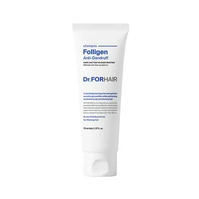 Шампунь від лупи для ослабленого волосся Dr.FORHAIR Folligen Anti-Dandruff Shampoo 70 мл