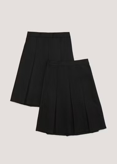 Спідниця в школу Matalan чорна з перманентними складками, розміри 116-128