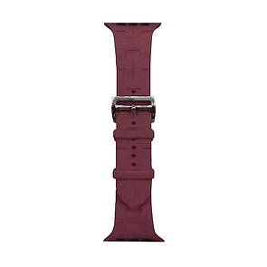 Ремінець для годинника Apple Watch Hermès 42/44/45/49mm 5.Wine Red