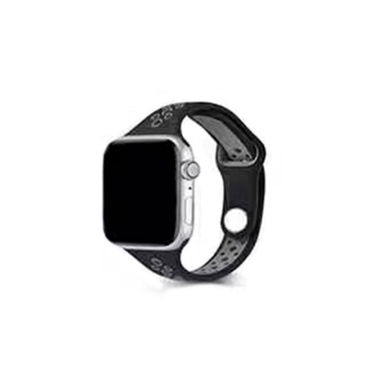 Ремінець для годинника Apple Watch Small Waist two colors 42/44/45/49mm Black-Grey, фото 1