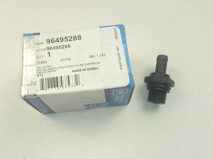 Клапан вентиляції в кришці клапанів Aveo 1.6/Lacetti 1.6 "GM" (96495288)