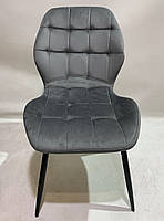 Стілець Phil 4-CH-Base з регулюванням висоти на хромованій квадратній ніжці-опорі, м'яка оббивка, фото 9