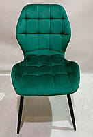 Стілець Phil 4-CH-Base з регулюванням висоти на хромованій квадратній ніжці-опорі, м'яка оббивка, фото 10