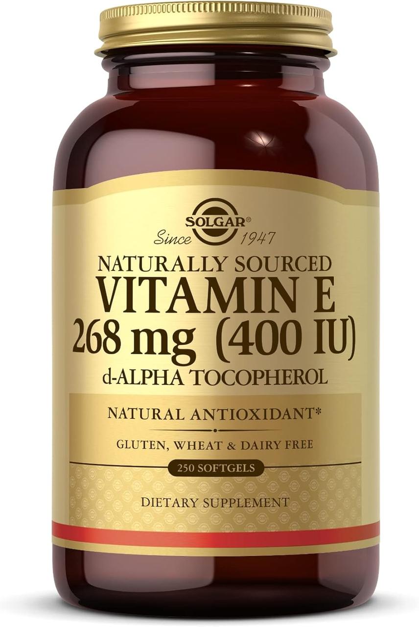 Вітамін Е Солгар Solgar Vitamin E 268 mg 400 IU 250 гелевих капсул