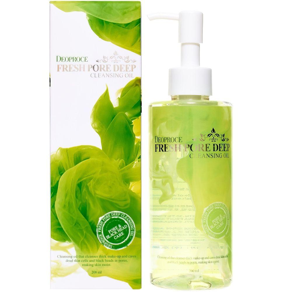 Deoproce Cleansing Oil Fresh Pore Deep Гідрофільна олія для глибокого очищення пор, 200 мл. До 12/2025, фото 1