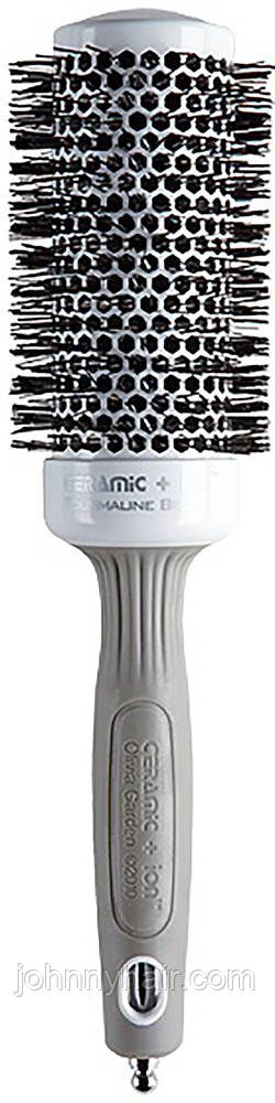 Olivia Garden Expert Shine Wavy Bristles White&Grey Щітка для волосся, фото 1