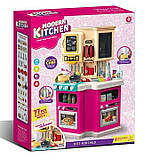Дитяча кухня з водою та парою 922-165, висота 80 см, 77 елементів, звуки, мелодії, підсвітка, фото 2