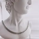 Срібна цепочка Пітон / Венеція. Ланцюг на шию срібло товстий широкий 7 мм. Довжина 50 см, фото 2