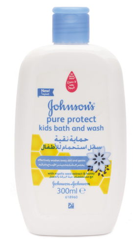 Гель дитячий Johnsons Baby Wath Pure Protect 300 мл 3574661172446
