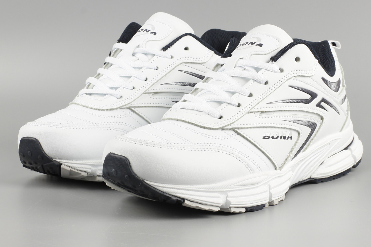 Кросівки чоловічі білі Bona 952A-4 Бона велетніи батали розміри 47 48, фото 1