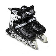 Ролики Scale Sport Black LF 905 розмір 38-41 розсувні (2069914823-L), фото 3