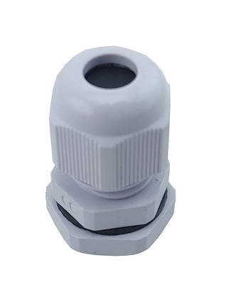 Сальник PG9 d4-8мм IP68 білий "PP" Ny95505333, фото 1