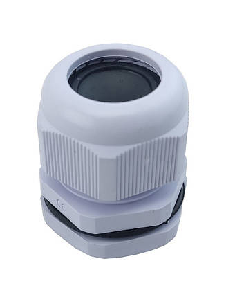 Сальник PG25 d16-21мм IP68 білий "PP" Ny95505339, фото 1