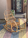 Крісло-качалка плетена з лози . Арт:9999, фото 5