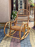 Крісло-качалка плетена з лози . Арт:9999, фото 6