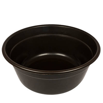 Таз господарський круглий (чорний) 14л