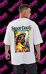 Футболка Snoop Dogg YOU OVERSIZE 95% бавовна 5% еластан (190г) White 1135