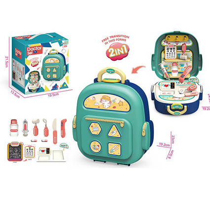 Набір лікаря іграшковий 2в1 (валіза, стіл) 2501-2