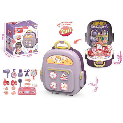 Набір аксесуарів для дівчинки 2в1 (валіза, трюмо) 2501-3