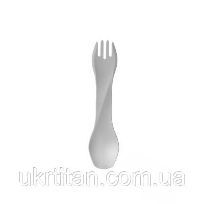 Оригинал! Ложка-вилка туристическая Humangear GoBites Uno light gray (022.0061) - Высшее качество!, фото 1